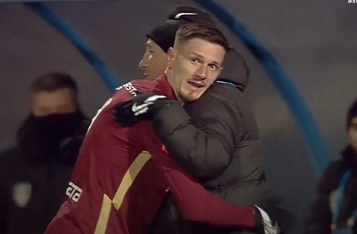 Ermal Krasniqi, pariul lui Petrescu, gol la debutul pentru CFR Cluj » Combinație superbă cu Yeboah și finalizare cu „sânge rece”