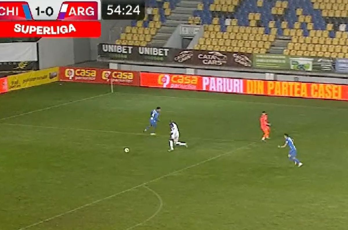 Gafă de cascadorii râsului în Superliga » Cum a marcat Garita în poarta Chindiei