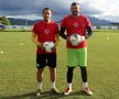 Vlad Olteanu, în stânga, la Colțea Brașov