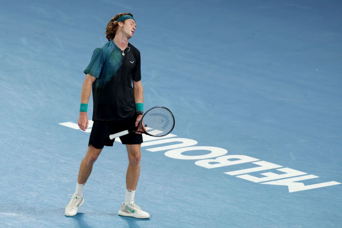 Italianul Jannik Sinner (4 ATP) l-a învins pe rusul Andrey Rublev (5 ATP) la Australian Open