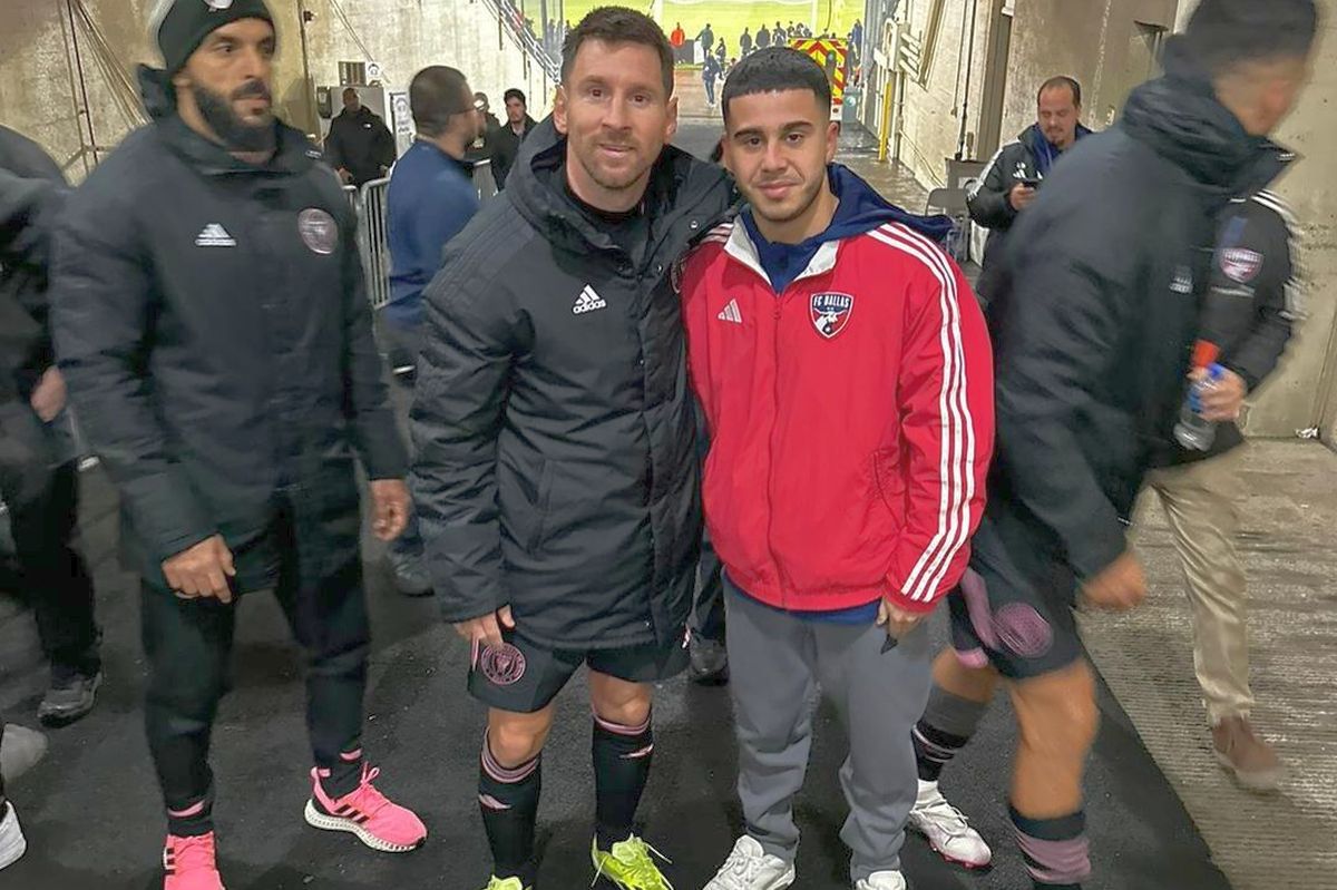 „Messi și regele” » Enes Sali nu a jucat în amicalul contra „Balonului de Aur”, dar a dat lovitura după meci