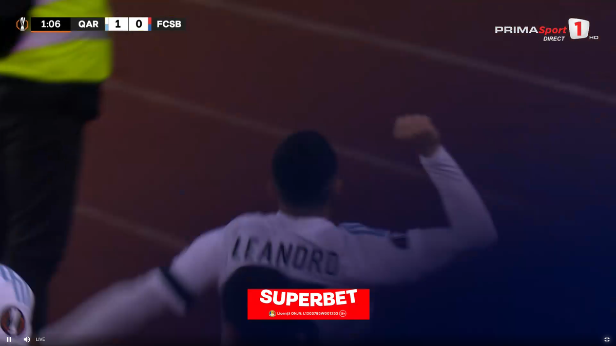 Cum a luat gol FCSB în secunda 57 cu azerii » L-a trimis „la plimbare” pe fotbalistul lui Becali!