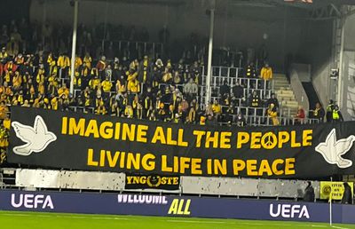 Manifestații pro-Palestina la meciul din Europa League: „Nu vrem ca autorii războiului să fie aici!”