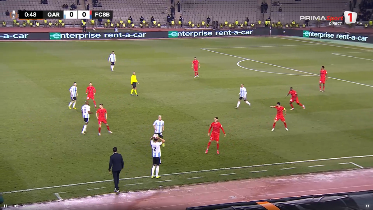 Cum a luat gol FCSB în secunda 57 cu azerii » L-a trimis „la plimbare” pe fotbalistul lui Becali!