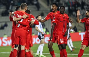 Qarabag - FCSB 2-3 » Șut cu capul: 3 cornere - 3 goluri! Campioana a fost condusă de două ori, dar a revenit din faze fixe. Finală cu Man United pentru calificarea directă!