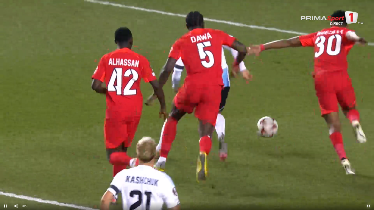 Cum a luat gol FCSB în secunda 57 cu azerii » L-a trimis „la plimbare” pe fotbalistul lui Becali!