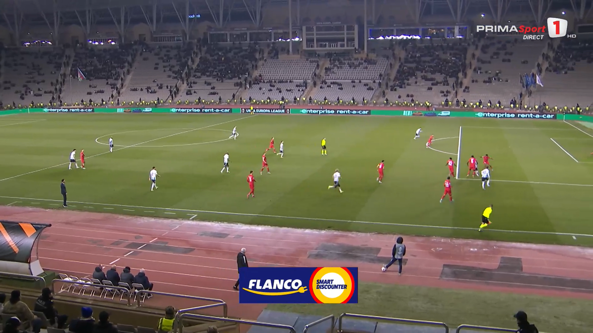 Cum a luat gol FCSB în secunda 57 cu azerii » L-a trimis „la plimbare” pe fotbalistul lui Becali!