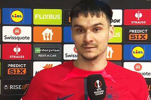 Adrian Șut, eroul FCSB-ului la Baku: „I-am dedicat golurile tatălui meu. I le voi dedica pe toate”