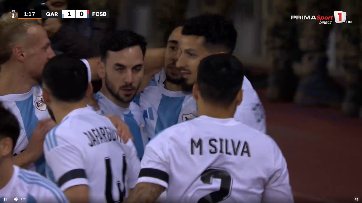 Cum a luat gol FCSB în secunda 57 cu azerii » L-a trimis „la plimbare” pe fotbalistul lui Becali!