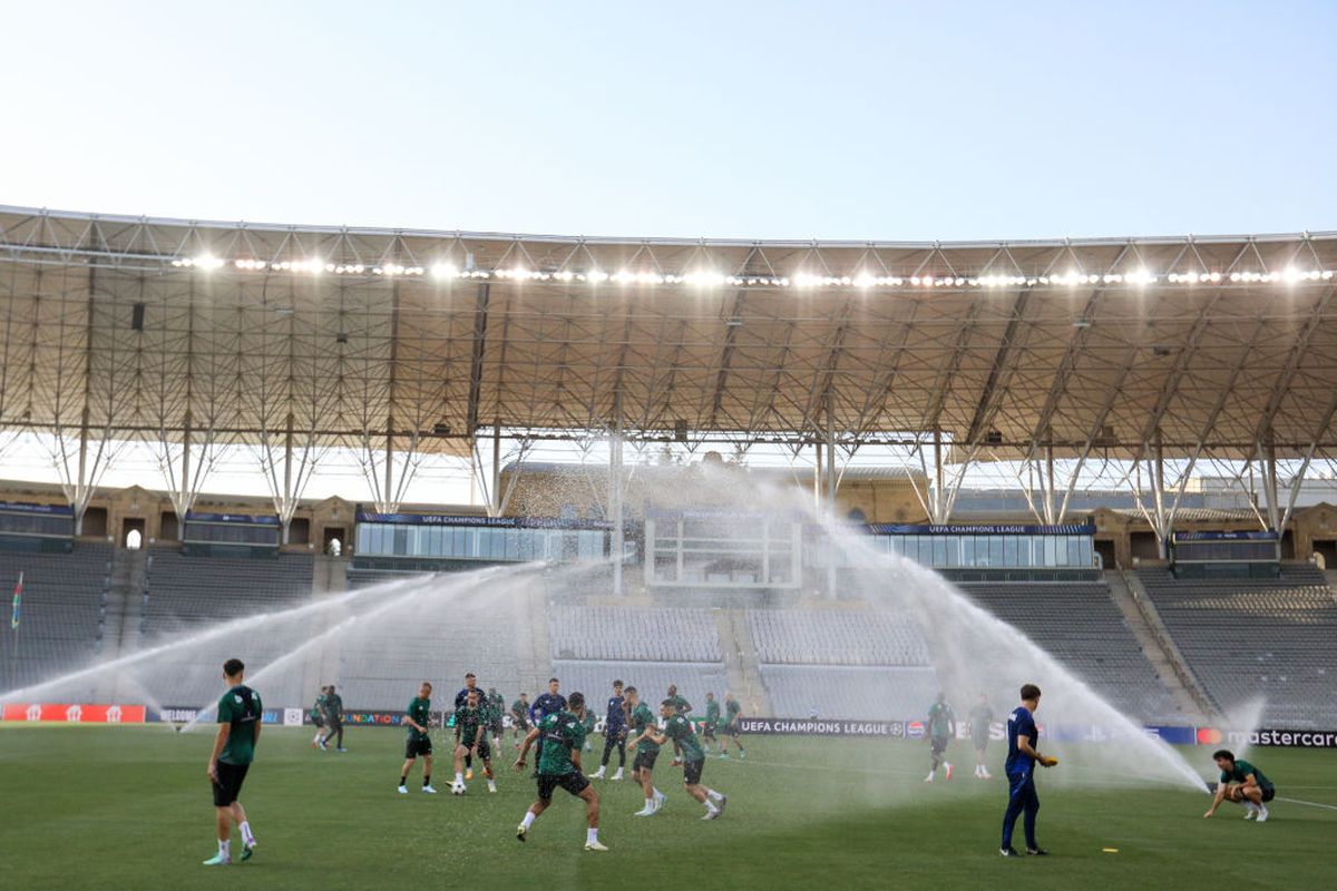Cum arată stadionul unde a fost programat Qarabag - FCSB