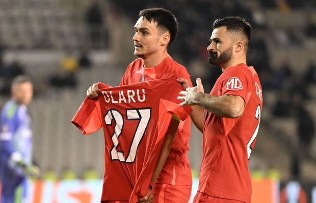 Le-au dat jos sponsorul » Ce a apărut pe tricourile lui FCSB în Azerbaidjan