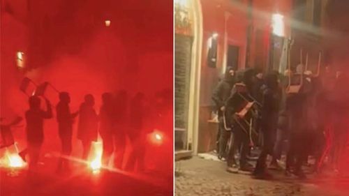 Poliția intervine pentru a „stinge” incidentele din centrul Romei