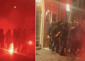 Incidente la Roma, înainte de Lazio - Sociedad! » 9 răniți, unul grav