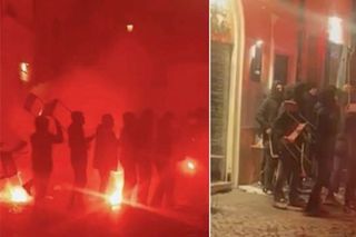 Incidente la Roma, înainte de Lazio - Sociedad! » 9 răniți, unul grav