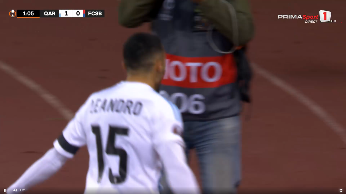 Cum a luat gol FCSB în secunda 57 cu azerii » L-a trimis „la plimbare” pe fotbalistul lui Becali!