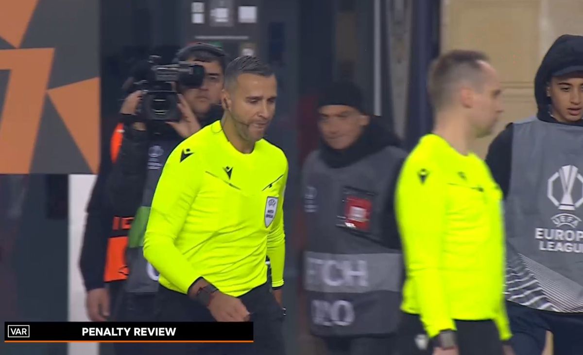 Penalty pentru FCSB refuzat de VAR la Baku » „Centralul” și-a schimbat decizia