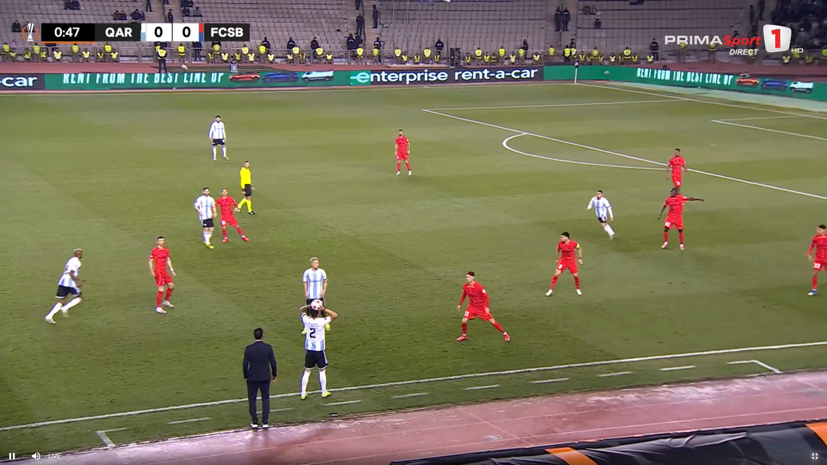 Cum a luat gol FCSB în secunda 57 cu azerii » L-a trimis „la plimbare” pe fotbalistul lui Becali!
