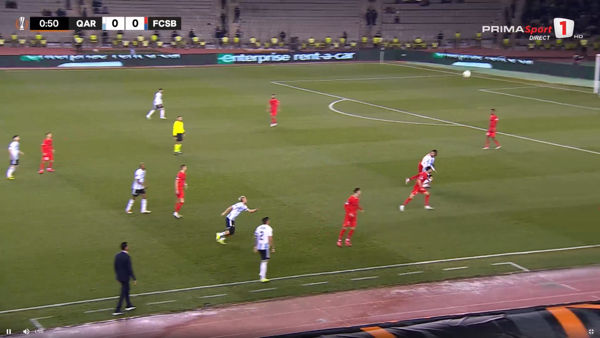 Cum a luat gol FCSB în secunda 57 cu azerii » L-a trimis „la plimbare” pe fotbalistul lui Becali!