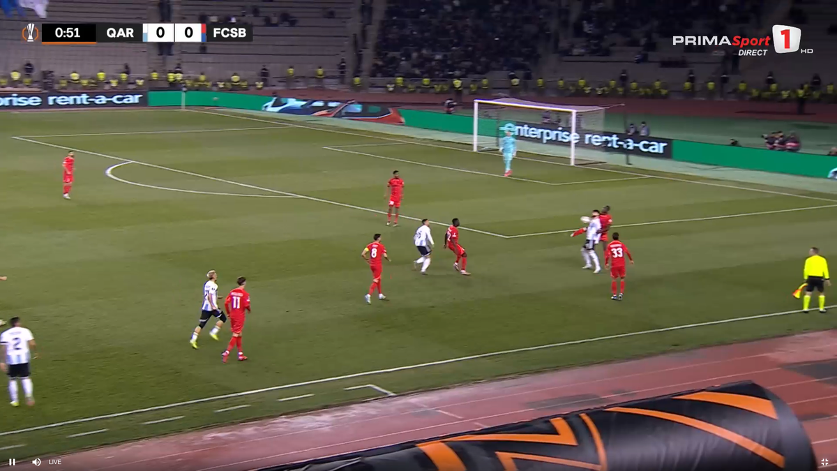 Cum a luat gol FCSB în secunda 57 cu azerii » L-a trimis „la plimbare” pe fotbalistul lui Becali!