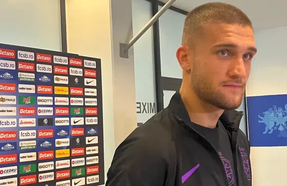 QARABAG - FCSB 2-3. Ce a strigat Daniel Bîrligea la cameră, imediat după flash-interviu