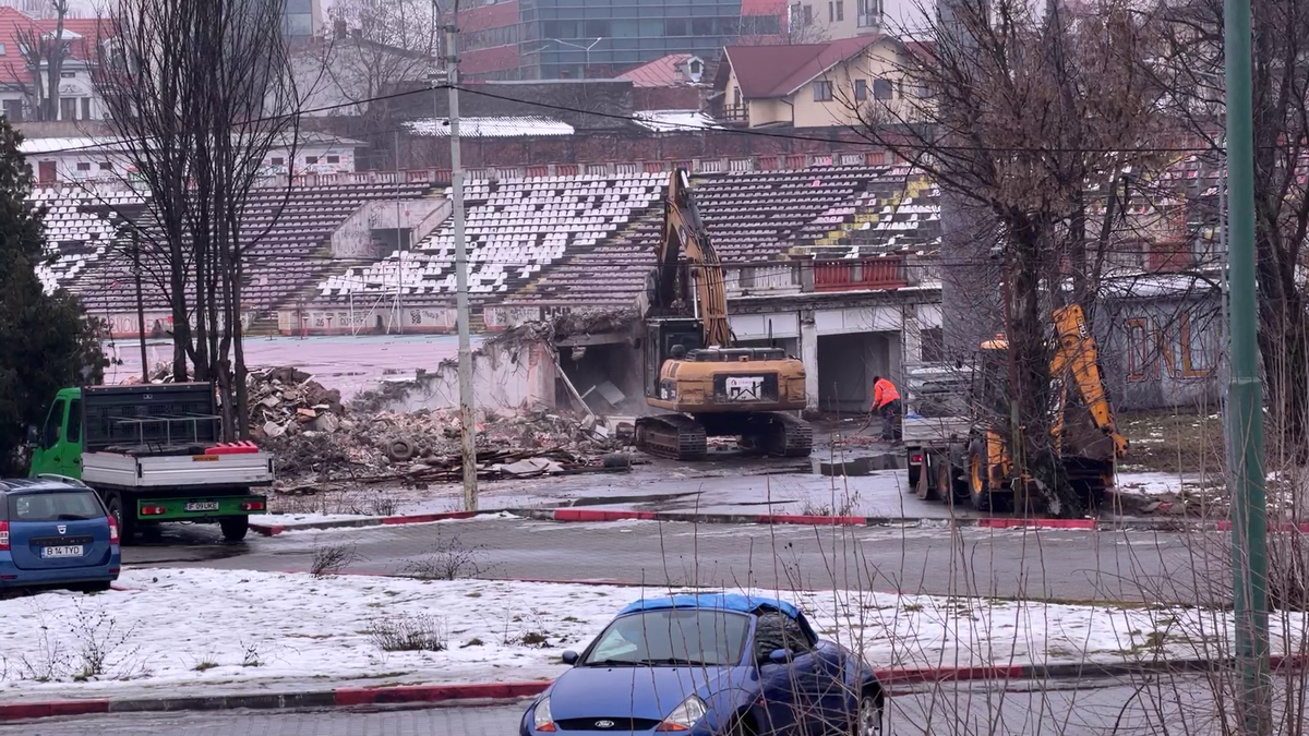 Demolare stadion Dinamo - 23 ianuarie 2026