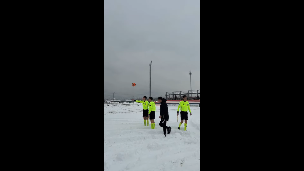 Meci amânat în Turcia, din cauza zăpezii