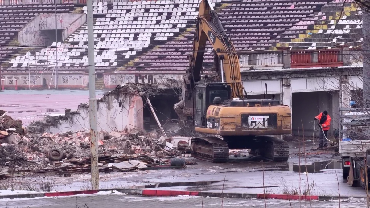 Demolare stadion Dinamo - 23 ianuarie 2026