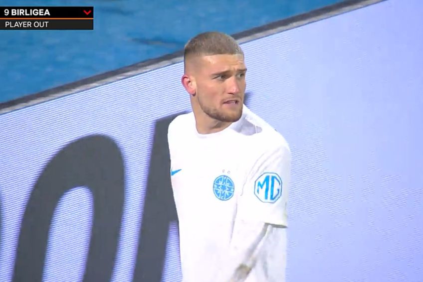 Daniel Bîrligea, criză de nervi după schimbare în Dinamo Zagreb - FCSB