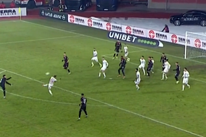 Voleu superb reușit Opruț în Hermannstadt - Dinamo! A recidivat după doar 9 minute la Sibiu cu altă „ghiulea” de locul 1 în Superligă