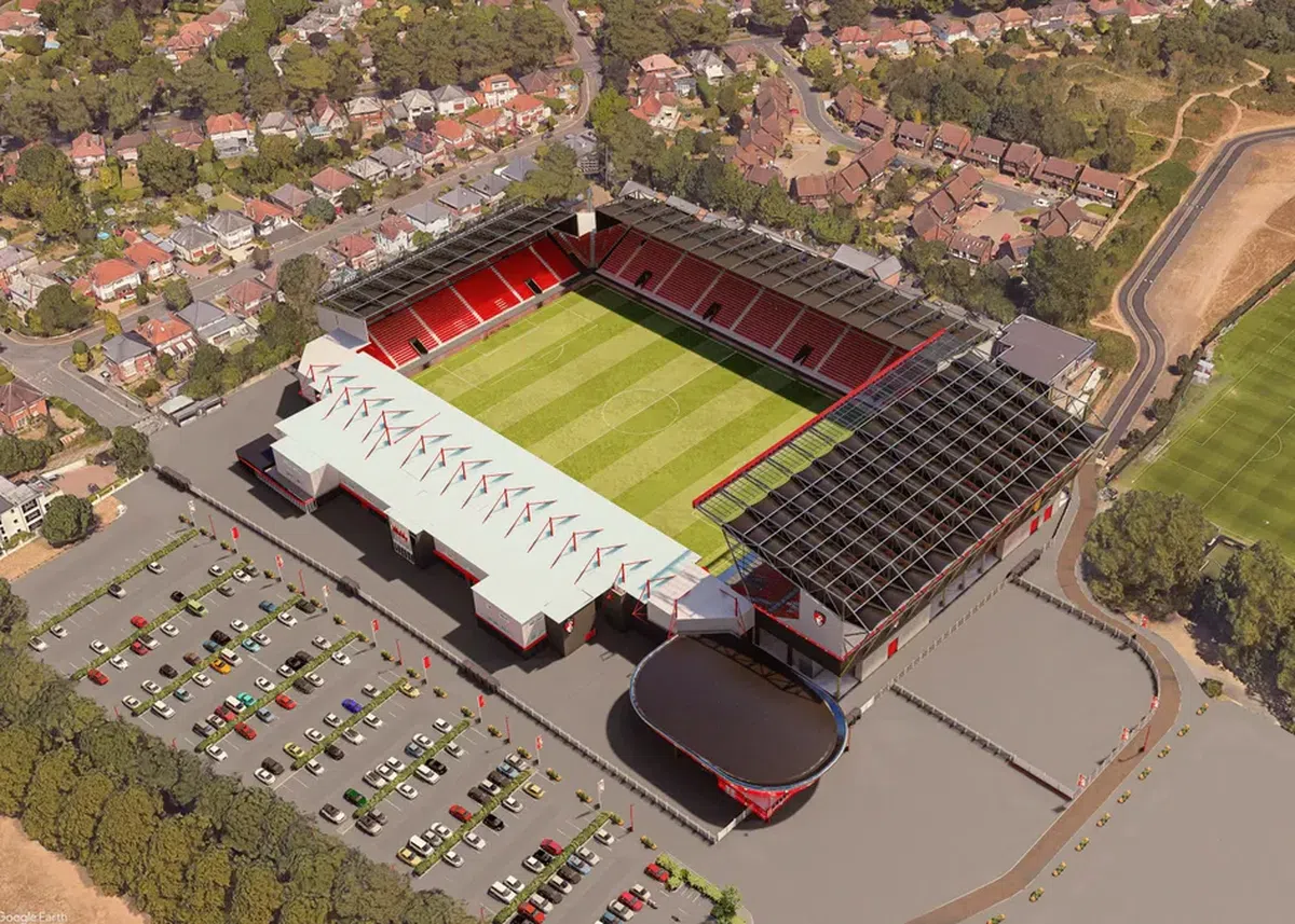 Cum va arăta noul stadion al lui Bournemouth