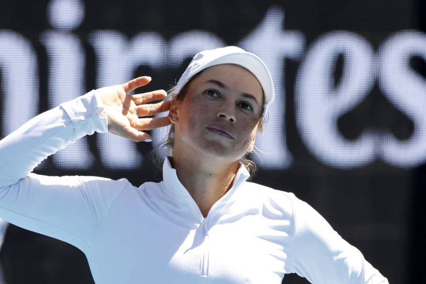 Yulia Putintseva, în conflict cu fanii la Australian Open/Foto: Imago Images