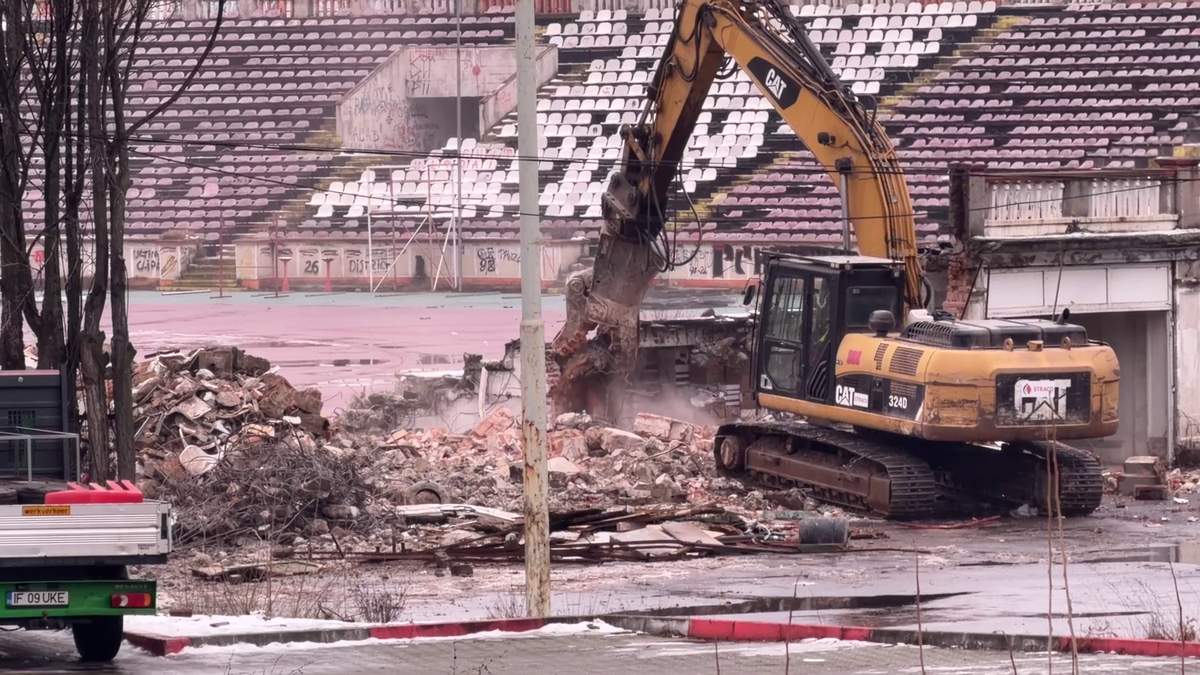 Demolare stadion Dinamo - 23 ianuarie 2026