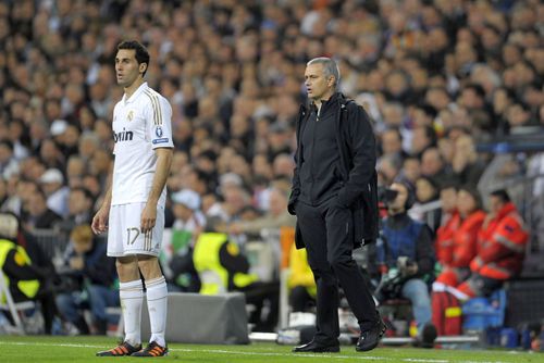 Alvaro Arbeloa și Jose Mourinho // foto: Imago Images
