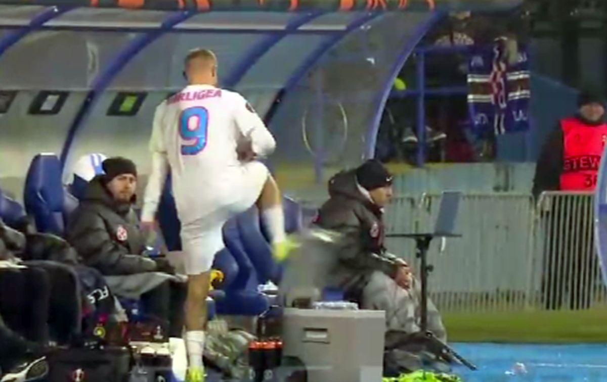 Bîrligea, criză de nervi după schimbare: a luat panoul la șuturi