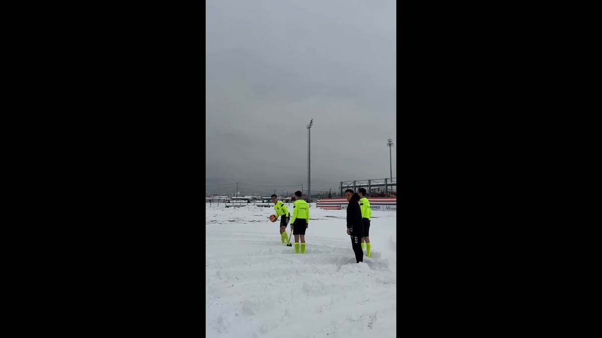 Meci amânat în Turcia, din cauza zăpezii