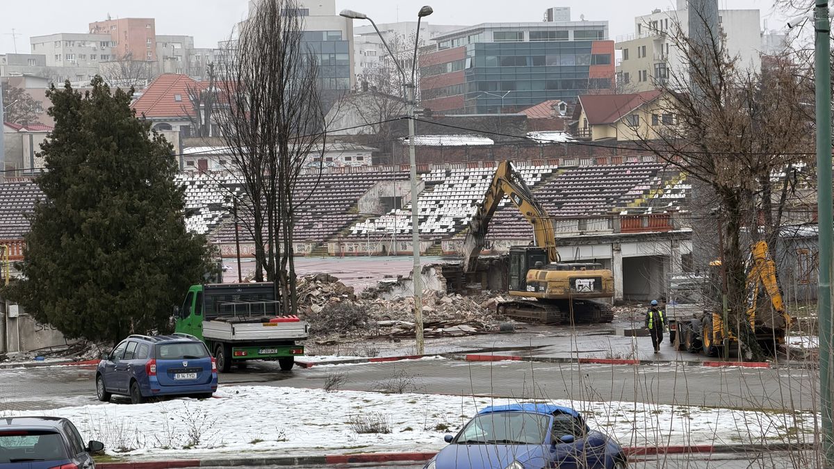 Demolare stadion Dinamo - 23 ianuarie 2026