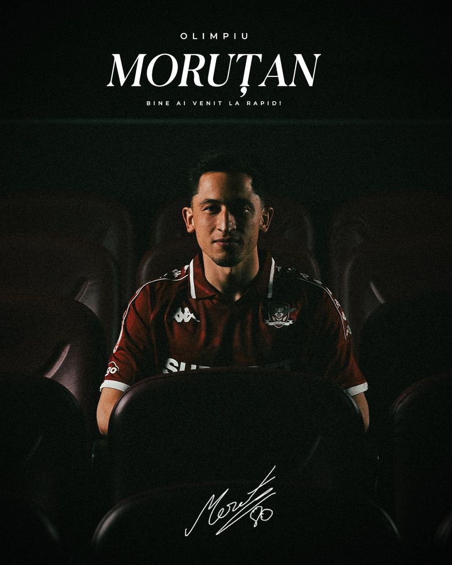 Rapid a anunțat transferul lui Olimpiu Moruțan: „Să avem un sezon de poveste!”