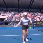 Yulia Putintseva, în conflict cu fanii la Australian Open/Foto: captură X