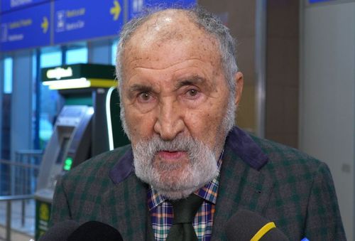 Ion Țiriac, pe aeroportul Otopeni/ foto: as.ro