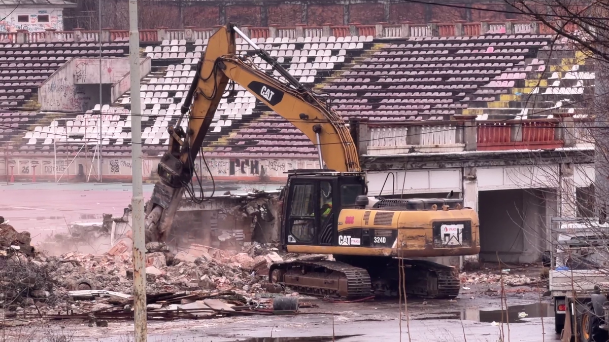 Demolare stadion Dinamo - 23 ianuarie 2026