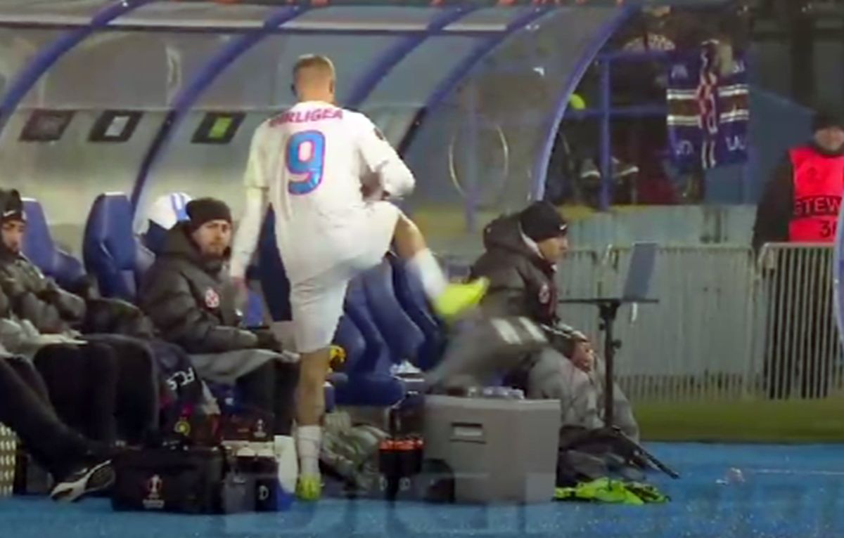 Bîrligea, criză de nervi după schimbare: a luat panoul la șuturi