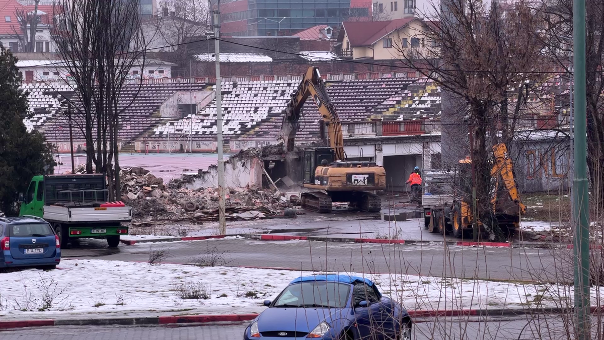 Demolare stadion Dinamo - 23 ianuarie 2026