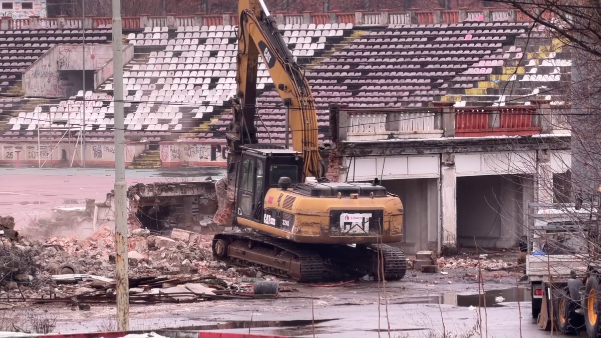 Demolare stadion Dinamo - 23 ianuarie 2026
