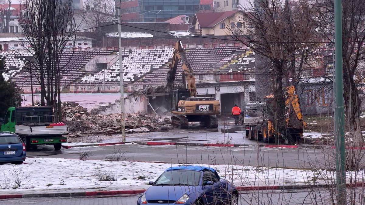 Demolare stadion Dinamo - 23 ianuarie 2026