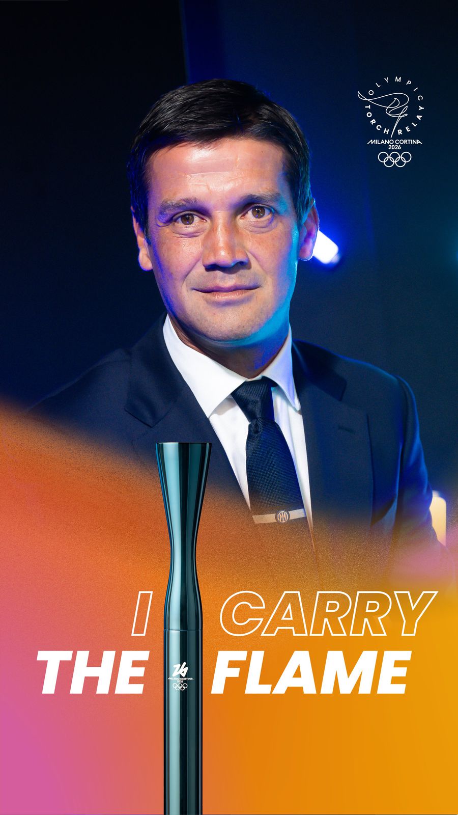 ISTORIE! Cristi Chivu va purta flacăra olimpică pentru Jocurile Olimpice Milano-Cortina 2026