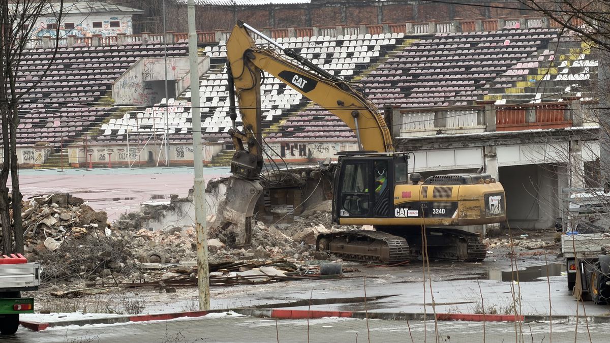Demolare stadion Dinamo - 23 ianuarie 2026