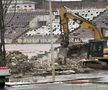 Se lucrează pentru demolarea stadionului Dinamo. Imagini surprize pe 23 ianuarie 2026. Foto: Valentin David (GSP.RO)