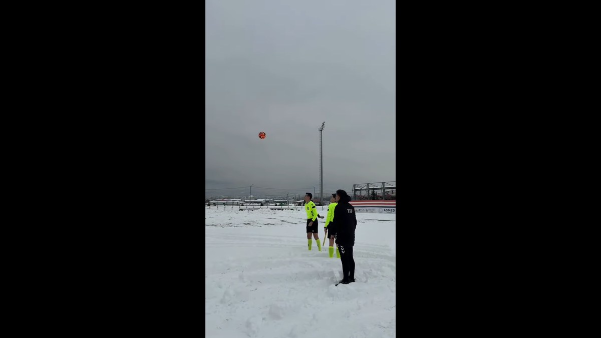 Meci amânat în Turcia, din cauza zăpezii