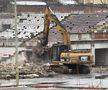 Se lucrează pentru demolarea stadionului Dinamo. Imagini surprize pe 23 ianuarie 2026. Foto: Valentin David (GSP.RO)