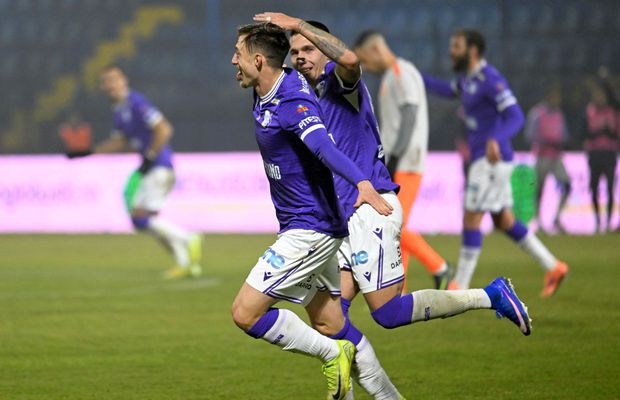 FC Argeș se impune contra celor de la Metaloglobus și suflă în ceafă granzilor din Superligă: partidă cu o eliminare și un gol de pus în ramă